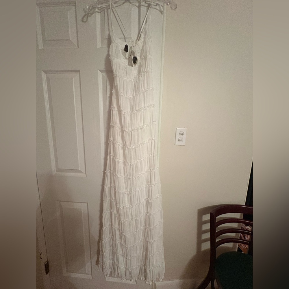 Peppermayo White Maxi Dress